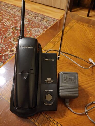 купить подержанный ноутбук: Стационарный телефон Panasonic, Беспроводной, Б/у — 4