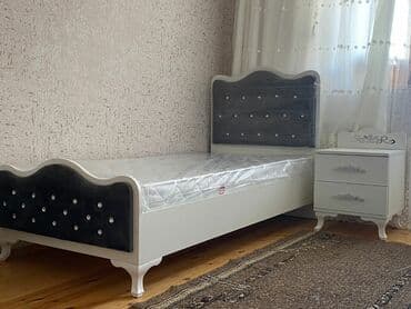 mal əti qiyməti: Новый, Односпальная кровать, Без подьемного механизма, С матрасом, Без выдвижных ящиков, Азербайджан — 2