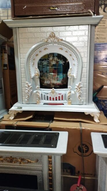 Dekorativ elektrik sobası/elektrik kamin - Şömine dizaynlı, klassik