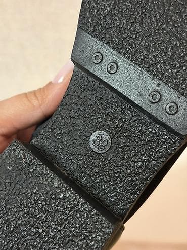 Мокасины и лоферы: Vitto Rossi italy – Qara dəri qadın ayaqqabısı - Model: bağsız — 6