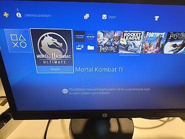 PlayStation 4 (PS4) Slim – 500GB - Saxlama həcmi: 500GB - Komplekt: 4 — 4