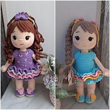 oyuncaq: Amigurumi əl işi kuklalar - Material: yüksək keyfiyyətli akril/paxta — 1