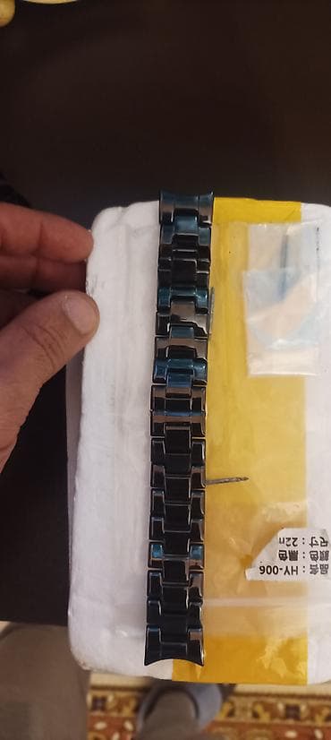 apple watch 5: Yeni, Kəmər, Keramika, rəng - Qara — 6