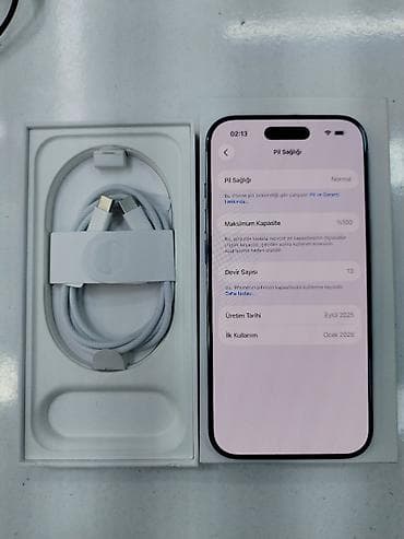 2 nci el telefon: IPhone Air, 256 GB, Sierra Blue, Zəmanət, Simsiz şarj, Face ID — 2