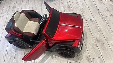 maşinlar uşaqlar ücün: Uşaqlar üçün elektrikli minik avtomobili – qırmızı rəng - Korpus — 3
