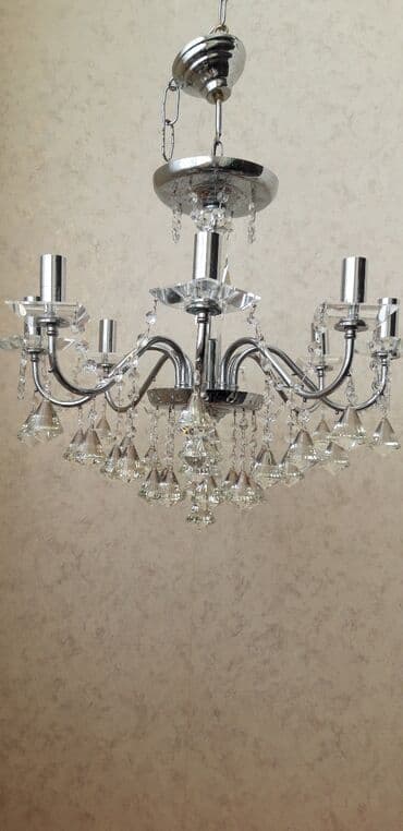 Stol lampaları: Çılçıraq, 8 lampa, Metal — 3