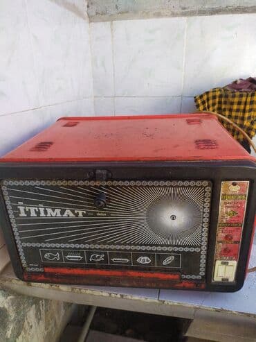 iltimat soba: Duxovka Itimat, Elektrik, rəng - Qırmızı, Quraşdırılan — 1