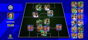 EFootball hesabı/squad satışı – yüksək reytinqli komandaya sahib oyun