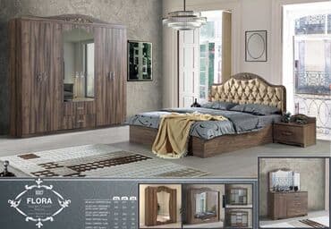 İkinəfərlik çarpayı, Dolab, Termo, 2 tumba, Yeni