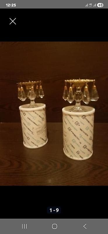 converse canta: Şamdan. Təzə. Çexiya istehsalı. 
2 ədədi - 70. Tək sayılmır — 9