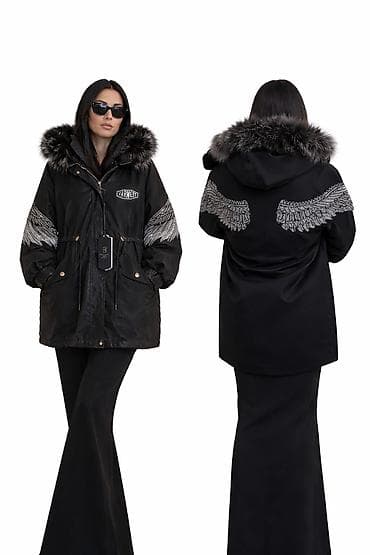 mexli kurtkalar: Qadınlar üçün qışlıq parkа. Kurtka baha alinib 550e.1 ce defe — 2