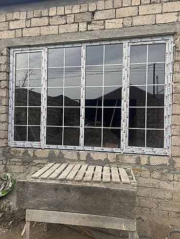 herbiye aid sekiller: PVC plastik pəncərə dəstləri - Material: PVC profil (üzərində — 4