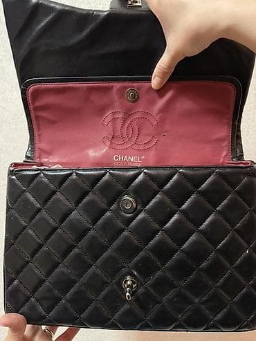 çant: Chanel Classic Double Flap çanta – qara rəng — 4