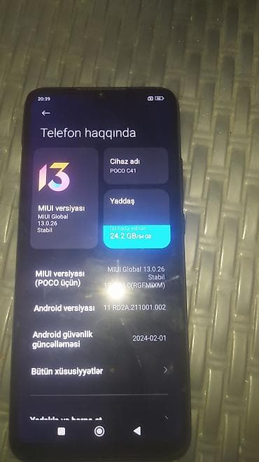 micro card 32gb: Poco C40, 64 GB — 1