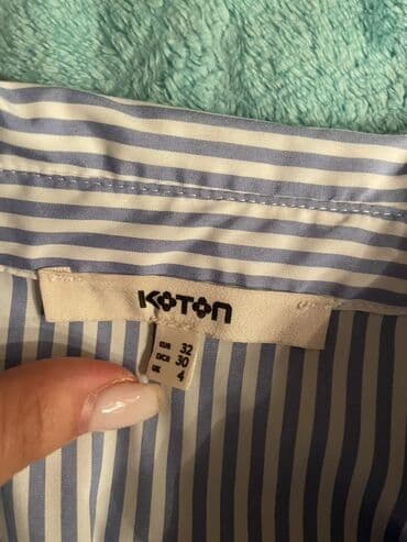 Ətəklər: Qadın köynəkləri – 2 ədəd set - Modellər: 1) Açıq mavi-ağ zolaqlı — 7