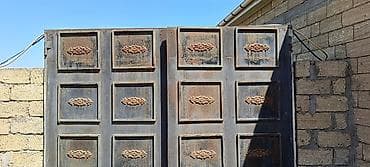 продам ворота бу: Б/у Железо Дворовые ворота, 2 м, Механические, цвет - Черный — 2