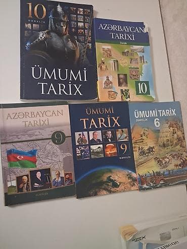 En yeni nəşr tarix derslikleri her biri 5₼