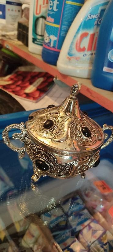 Çay dəsti, rəng - Qızılı, Farfor — 6