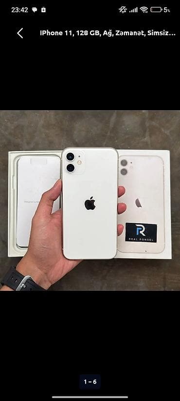 IPhone 11, 128 GB, Ağ