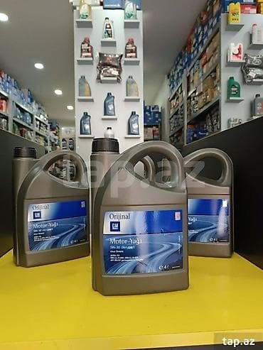 muhərrik yağları: GM mühərrik və transmissiya yağları GM 5W30 1L-17 AZN GM 5W30 4L-58 — 5