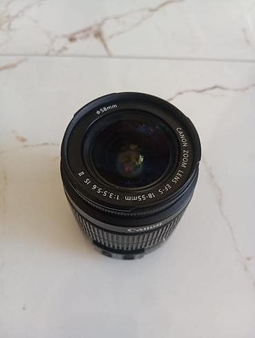 note 14: Canon EOS DSLR fotoaparat + Canon EF‑S 18‑55mm f/3.5‑5.6 IS II — 6