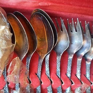 qaşıq: Tallin tort çəngəl və qaşıqlar 6*2 — 1