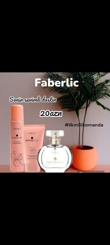 Beauty Cafe 30 ml Qadın Ətri Beauty Caf Dezedorant 75 ml Beauty Cafe