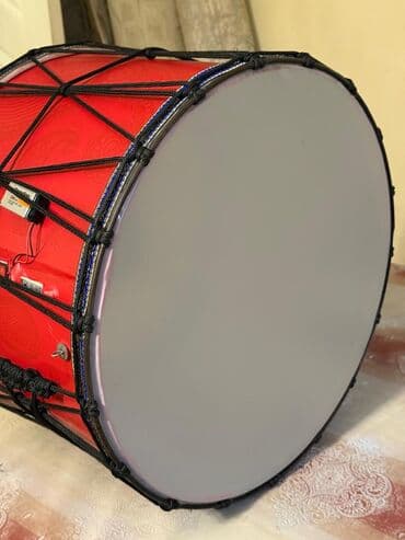 назови соответствующие отрезки на фонарном столбе: Məhsul: LED işıqlı böyük nağara (davul) Təsvir: - Korpus: Qırmızı — 1