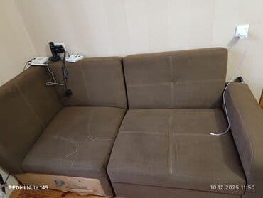 стулья качалки: Угловой диван, Б/у, Раскладной, Ткань, Нет доставки — 1