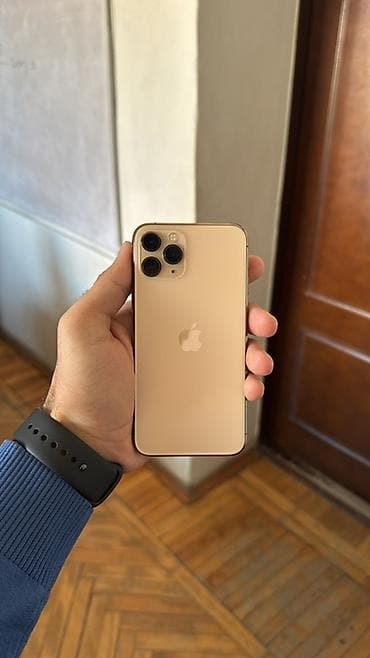 ucuz telefonlar iphone: IPhone 11 Pro, 256 GB, Qızılı, Face ID — 1