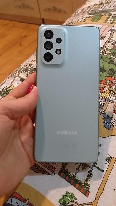 телефон fly nimbus 1: Samsung Galaxy A73 5G, 256 ГБ, цвет - Голубой, Сенсорный, Отпечаток пальца, Две SIM карты — 3