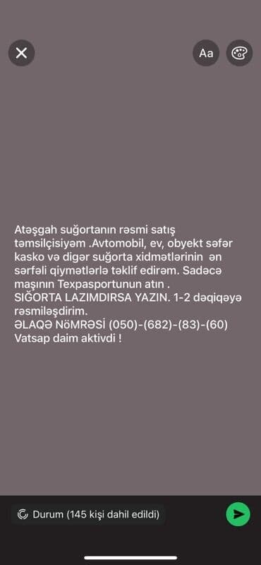 авто насос: Xidmət: Atəşgah sığortasının rəsmi satış nümayəndəsi tərəfindən — 2