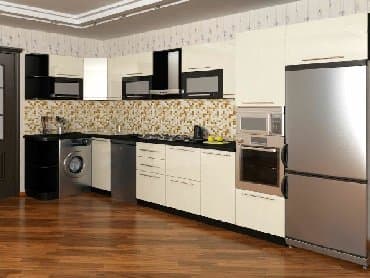 dekor qrup: Sifarişlə mətbəx dəsti, Özü çəkən petlələr, Mat laminat, Kredit var, Pulsuz çatdırılma — 15