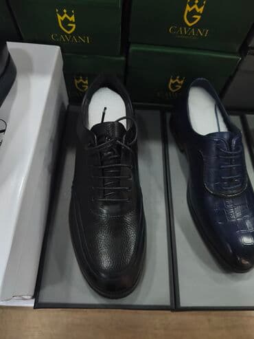 ayaqqabı кожание: Kişi ayaqqabıları – klassik və gündəlik modellər - Material: qara və — 35