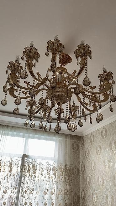 Люстра, 10 и более ламп, Металл
