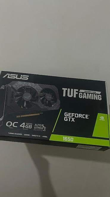 ikinci el kamputer: Videokart Asus GeForce GTX 1650, 4 GB, İşlənmiş — 3