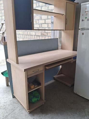 Düz masa, Polkalı, Siyirməli, Teksturalı laminat