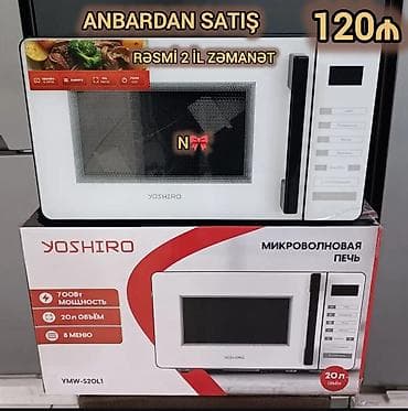 Yoshiro mikrodalğalı soba – birbaşa anbardan - Tutum: 20 litr - Güc lalafo.az -da Yoshiro mikrodalğalı soba – birbaşa anbardan - Tutum: 20 litr - Güc