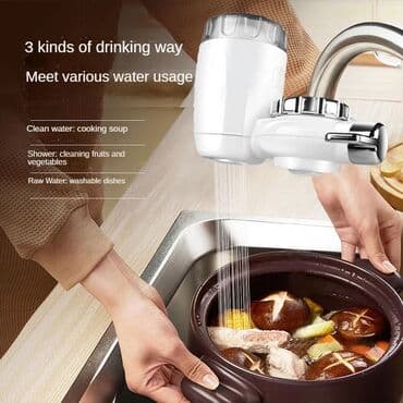 aparatlar: Su filtri su filteri 🔹️filtr elementi sökülə və yuyula bilər və təkrar — 1