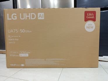 Yeni Televizor LG 50" 4K (3840x2160), Ödənişli çatdırılma lalafo.az -da Yeni Televizor LG 50" 4K (3840x2160), Ödənişli çatdırılma