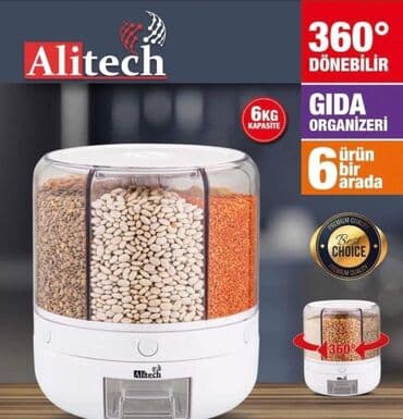 3 kiloluq banka: Erzaq qabı 6 hisseli Her hissenin tutumu 1 kq Cemi tutum 6 kq Türkiye — 1