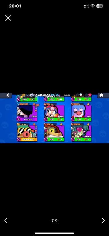 Xbox Series X: Brawl Stars hesabı – detallı məlumat - Kupa: 9437 (profildə “Tüm — 8