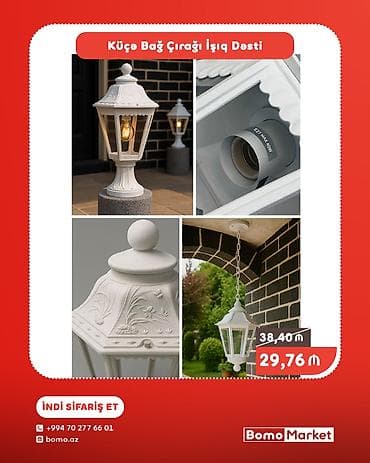 Ev üçün dekor: Bağ işıqı Asılan, 40 Vt — 1