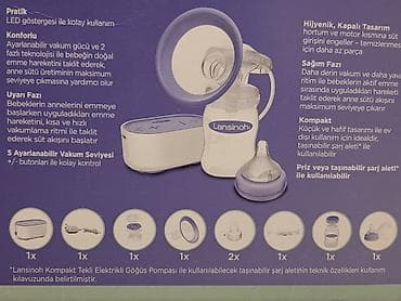 Lansinoh Elektrikli Sinə Pompası. Trendyoldan almışam. Çox az — 2
