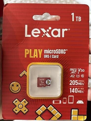 Lexar PLAY microSDXC UHS‑I 1TB yaddaş kartı - Tutum: 1 TB - Sürət