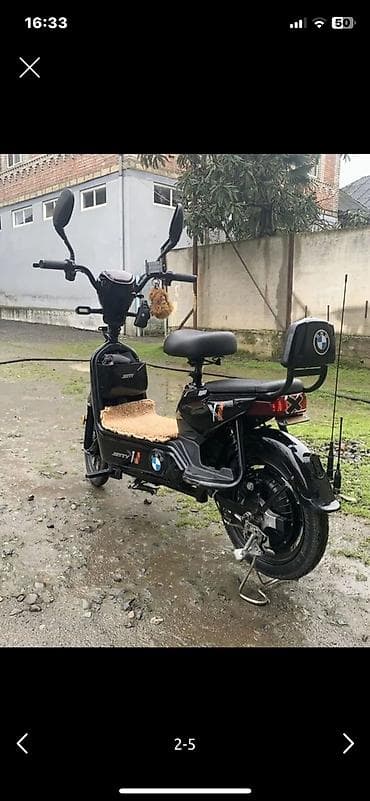 ön lip: Elektrik skuter – JETTY X seriyası - Rəng: qara, futuristik dizaynlı — 1