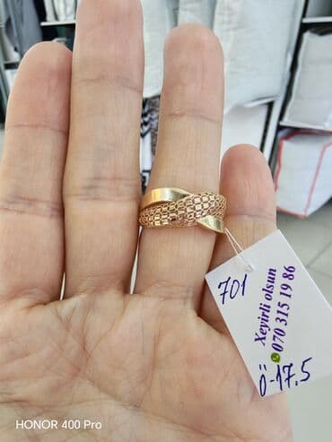 qızılların qiyməti: Alyans, Üzük, Sarı qızıl, 585 Əyar — 1