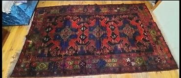 yolka agaci satisi: Təcili satilir. Qədimi Əl toxuması xalça - Tip: Şərq/Qafqaz üslublu — 2