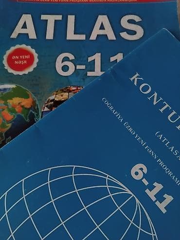 Məhsul: Coğrafiya Atlası və Kontur Xəritələr toplusu (6–11 sinif)