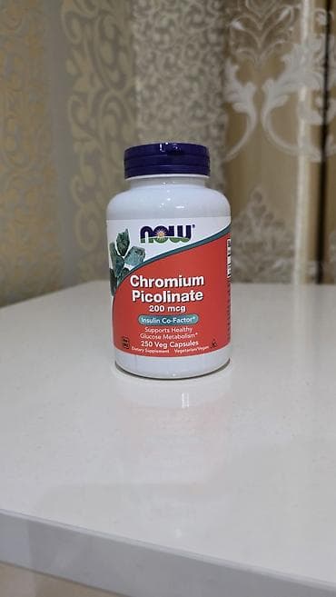 keratin e: 🇺🇸 ABŞ istehsalı – NOW Foods Chromium Picolinate 200 mcg 💊🍽️ 1968-ci — 2